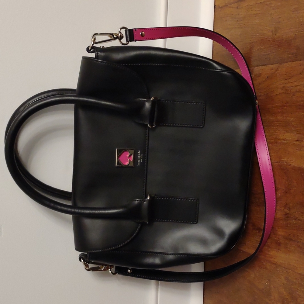 Kate Spade black bag with strap